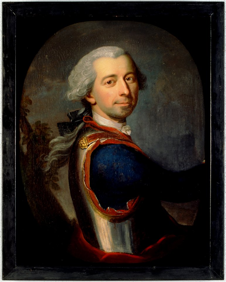 Onbekend - Portret van een man, mogelijk Hendrik Carel van Nassau-de Lek (1696-1781) - C265 - Cultural Heritage Agency of the Netherlands Art Collection