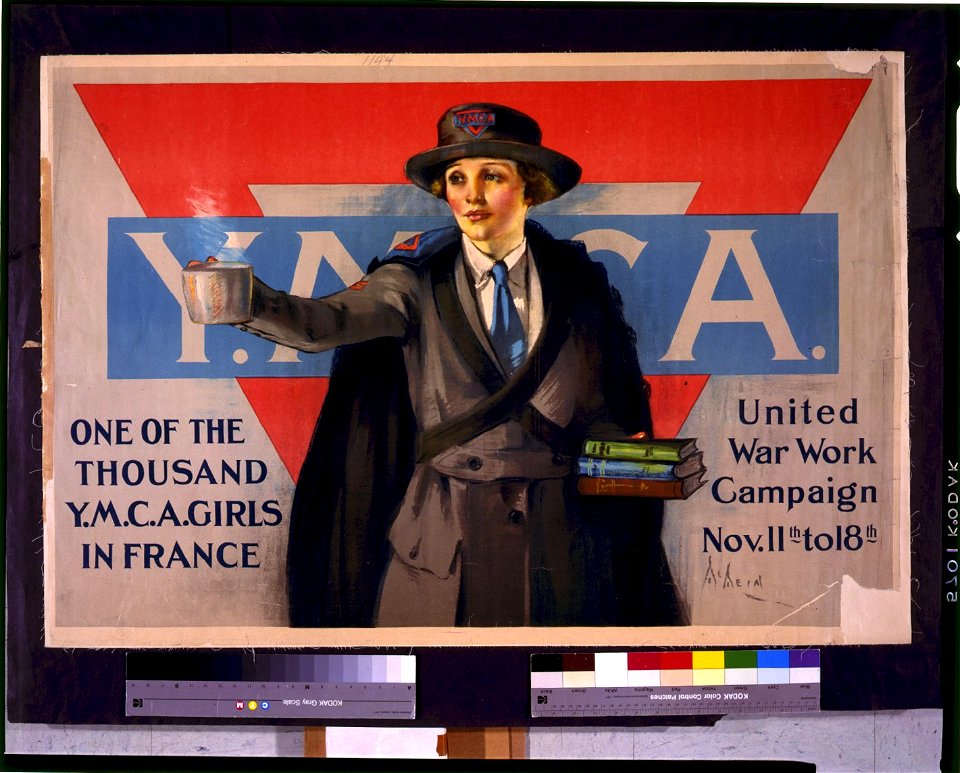 One of the thousand Y.M.C.A. girls in France-United War Work Campaign Nov. 11th to 18th - McMein. LCCN95506520