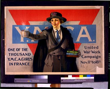 One of the thousand Y.M.C.A. girls in France-United War Work Campaign Nov. 11th to 18th - McMein. LCCN95506520