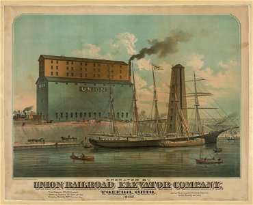 Operated by Union Railroad Elevator Company, Toledo, Ohio LCCN97519467