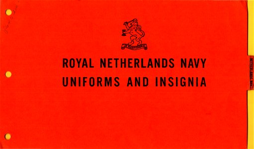 ONI JAN 1 Uniforms and Insignia Page 096 Royal Netherlands Navy WW2 1943 Recognition manual for field use. US unclassified public document. Published 1944. No known copyright restrictions. Free illustration for personal and commercial use.