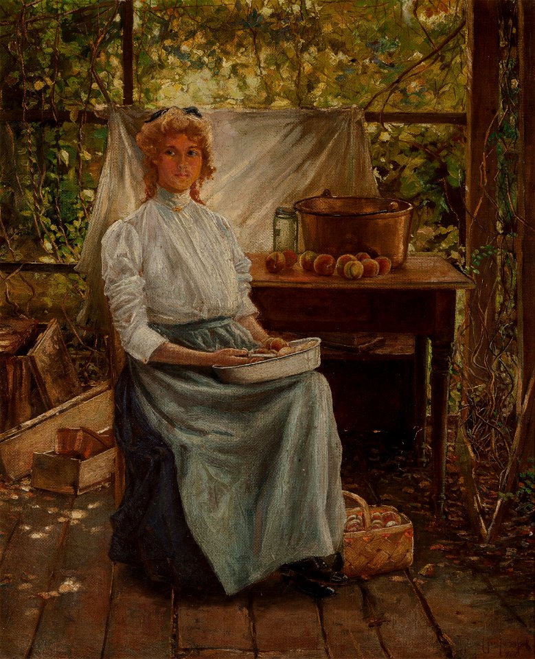 Julian Onderdonk - Portrait of Eleanor Onderdonk (1900)