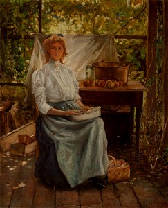 Julian Onderdonk - Portrait of Eleanor Onderdonk (1900)
