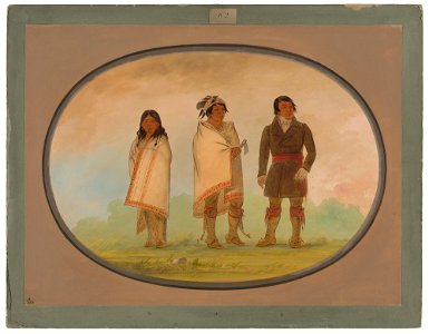 Oneida Chief, His Sister, and a Missionary C17051
