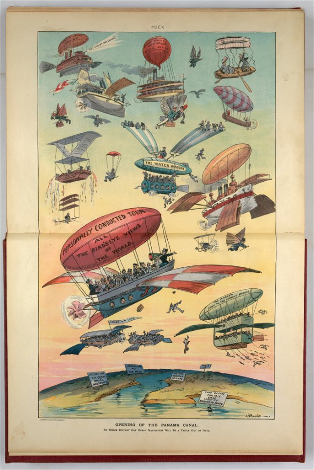 Opening of the Panama Canal - J.S. Pughe. LCCN2011645812