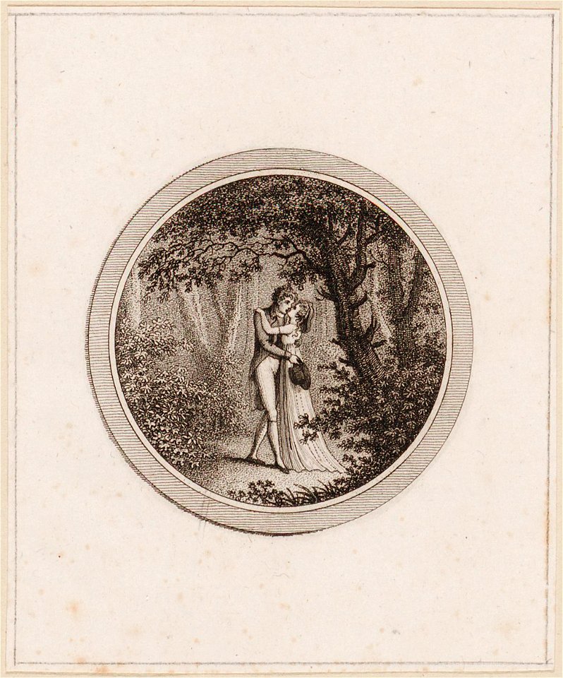 Ontmoeting in het bos, objectnr A 16634