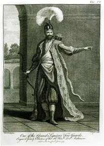 One of the Grand Signor's Foot Guards - Calvert Frederick (baron Baltimore) - 1769