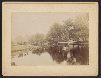 Ongelokaliseerd, houten brug, Afb ANWZ00523000001