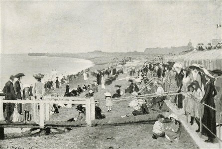 Oppler strandleben-dieppe secession-21 1910