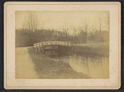 Ongelokaliseerd, houten brug, Afb ANWZ00525000001