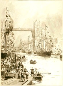 Opening of Tower Bridge RMG PW2089