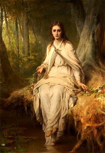 Ophelia - oil painting