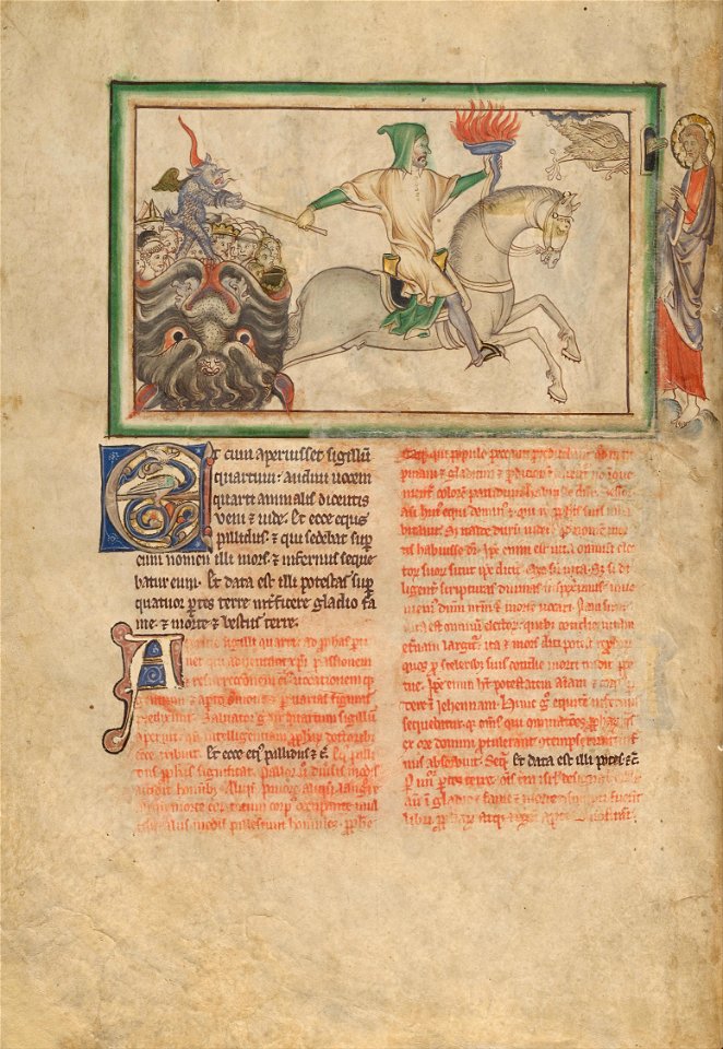 Opening the Fourth Seal; The Fourth Horseman - Google Art Project