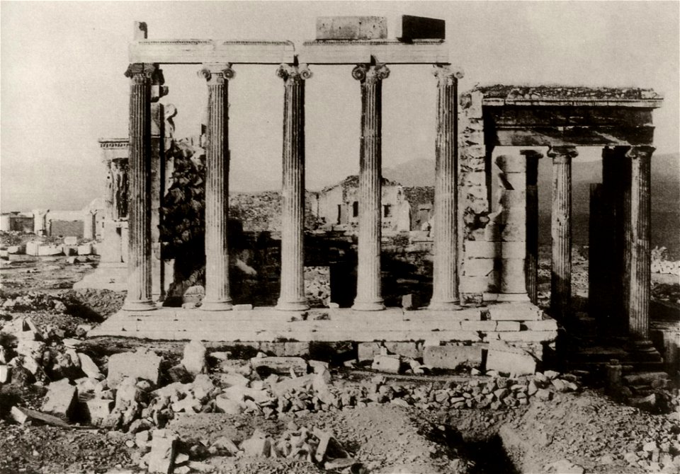 Oppenheim, August F. - Das Erechteion, östliche Ansicht, Athen (Zeno Fotografie)