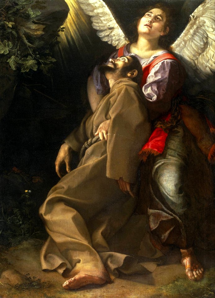 Orazio Gentileschi - The Stigmatization of Saint Francis - Google Art Project