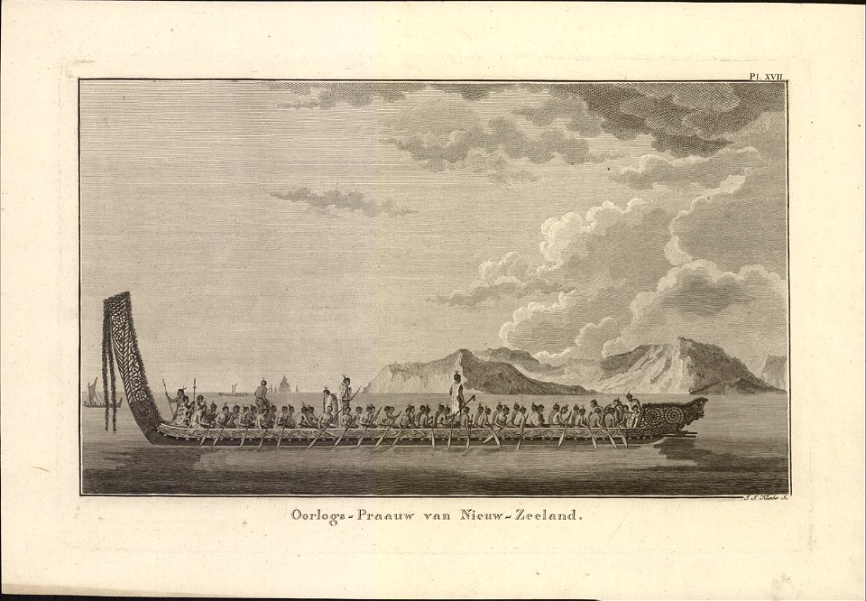 Oorlogs-Praauw van Nieuw-Zeeland, objectnr A 56899