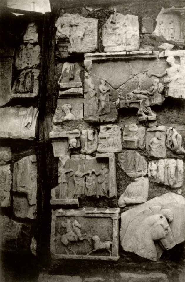 Oppenheim, August F. - Skulpturenfragmente Athen (Zeno Fotografie)