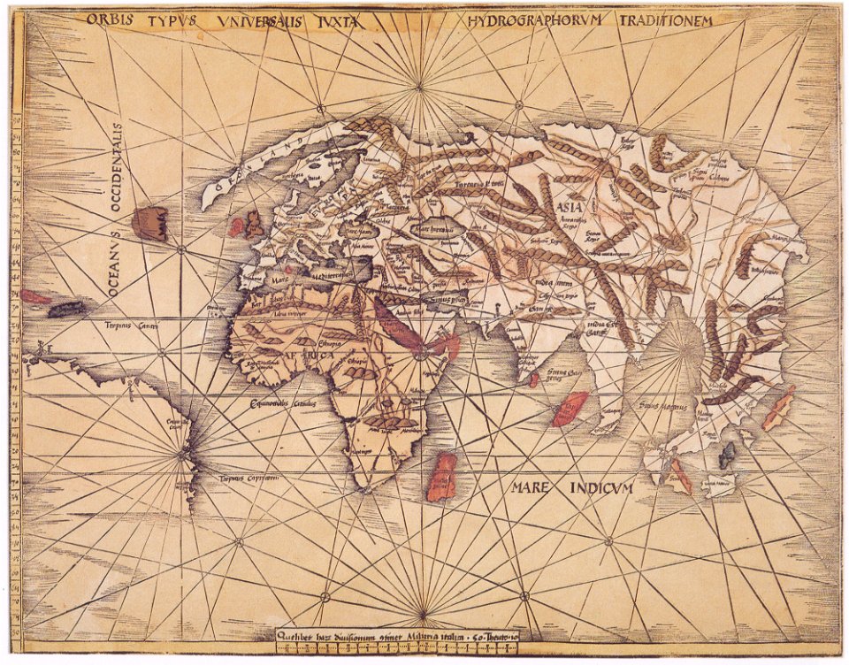 Orbis Typus Universalis - Waldseemüller 1506 map