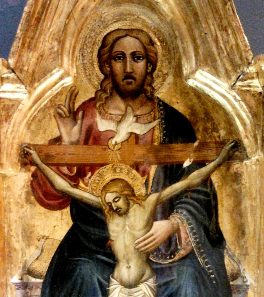 Orcagna Throne of Grace (detail)