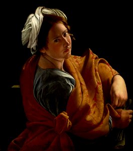 Orazio Gentileschi - Portrait of a Young Woman as a Sibyl - 61.74 - Museum of Fine Arts