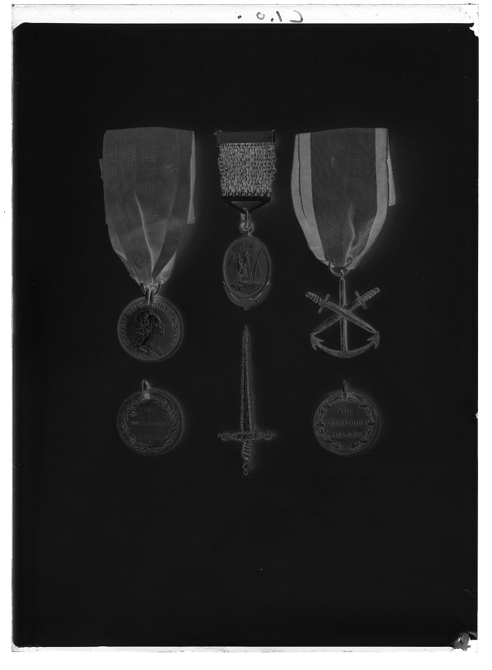 Ordenstecken, medaljer mm, NOM - Livrustkammaren - 9494-negative
