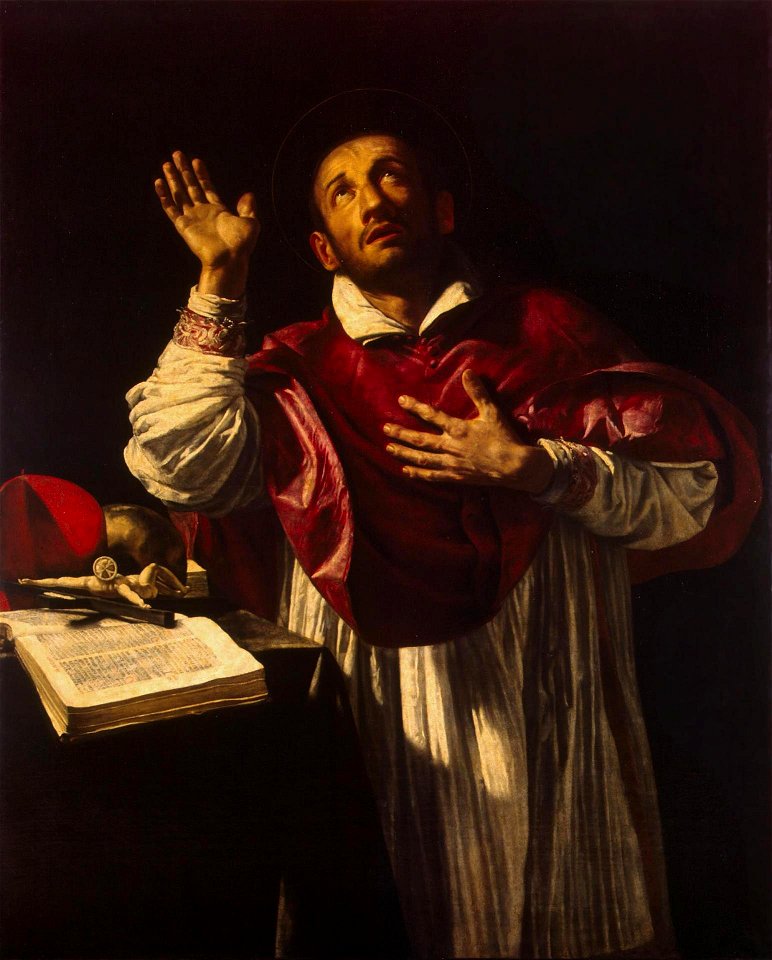 Orazio Borgianni - St Carlo Borromeo - WGA2468