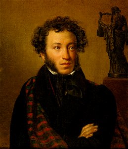 Orest Kiprensky - Портрет поэта А.С.Пушкина - Google Art Project