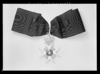 Ordenstecken för kommendör av Nordstjärneorden, Sverige. 1800-talets mitt - Livrustkammaren - 9110