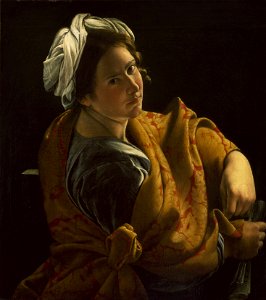 Orazio Gentileschi - Portrait of a Young Woman as a Sibyl - Google Art Project. Free illustration for personal and commercial use.