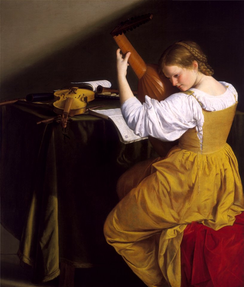 Orazio Gentileschi - Il suonatore di liuto (NGA)