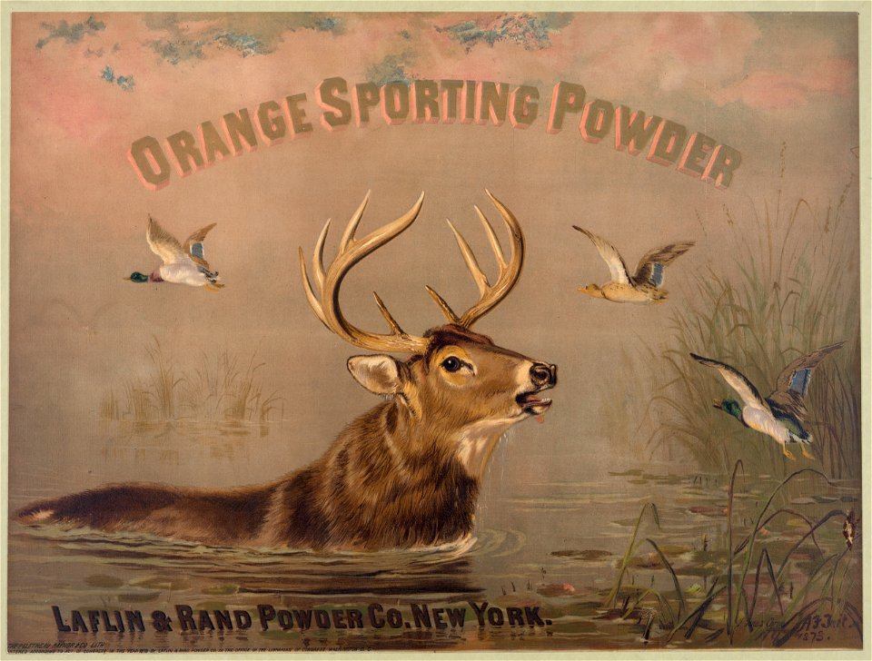 Orange sporting powder. Laflin & Rand Powder Co., New York. c1873 LCCN2004670693