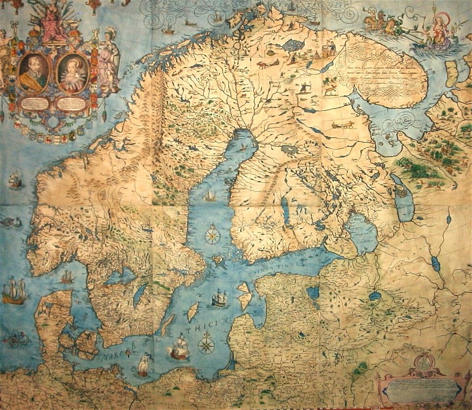 Orbis Arctoi nova et accurata delineatio Anders Bure 1626