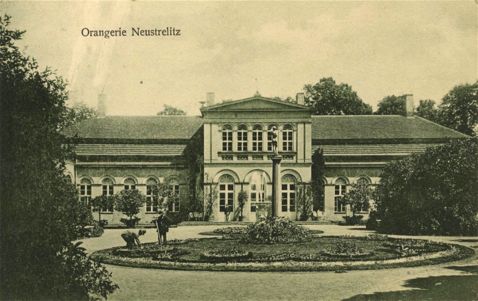 Orangerie Neustrelitz Postkarte