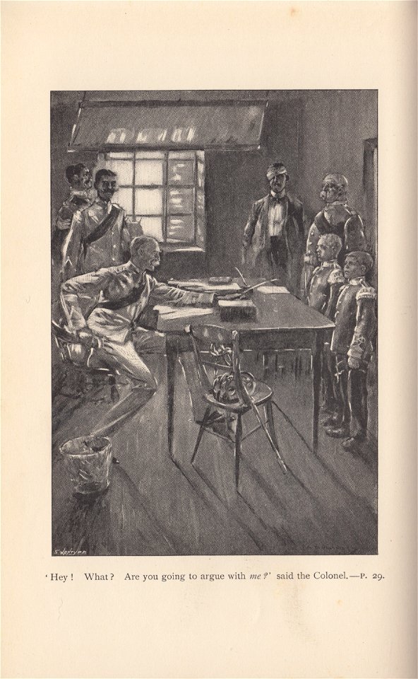 Original scan - Archibald Standish Hartrick - Rudyard Kipling - Soldier Tales 4 - The Drums of the Fore and Aft 1