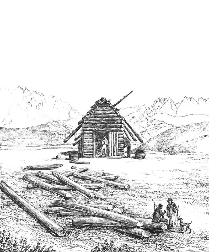 Page126-PL Stęczyński-Tatry w dwudziestu czterech obrazach - Szałas w Małej holce