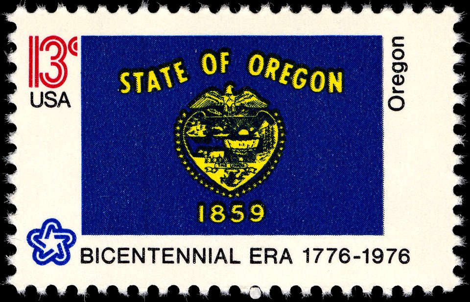 Oregon Bicentennial 13c 1976 issue