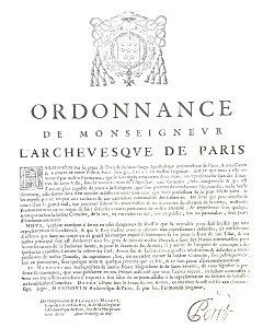 Ordonnance de Péréfixe*