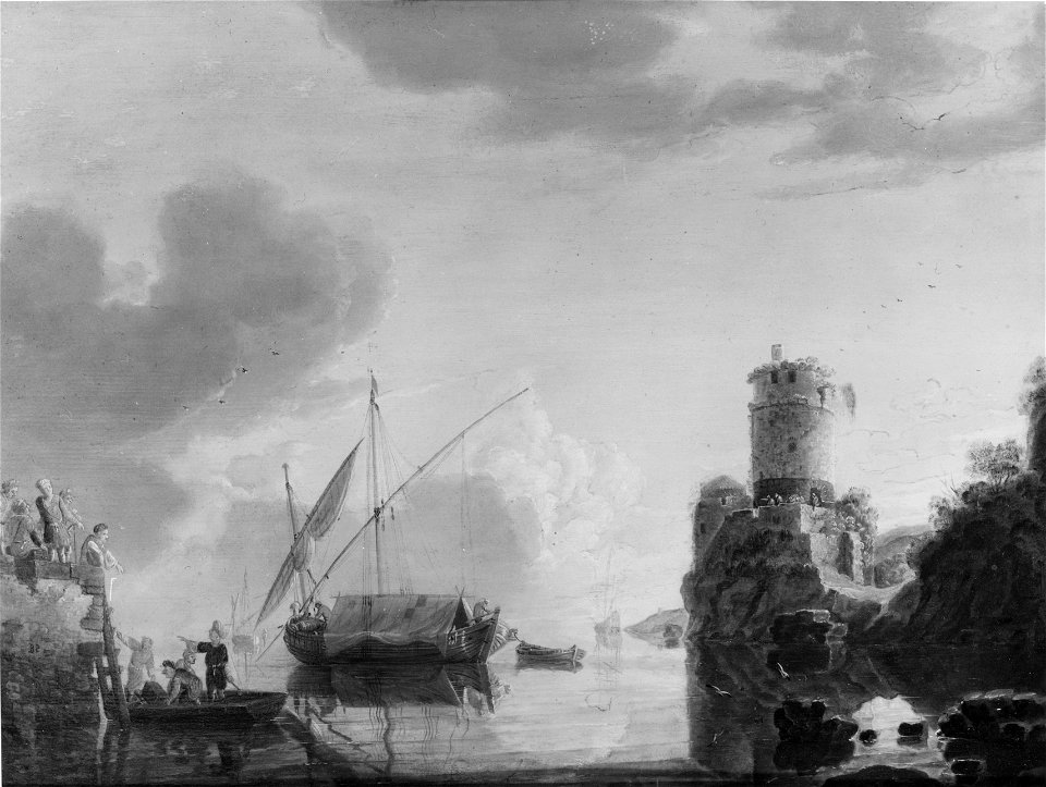 Oriental Harbour (Bonaventura Peters d.ä.) - Nationalmuseum - 17564
