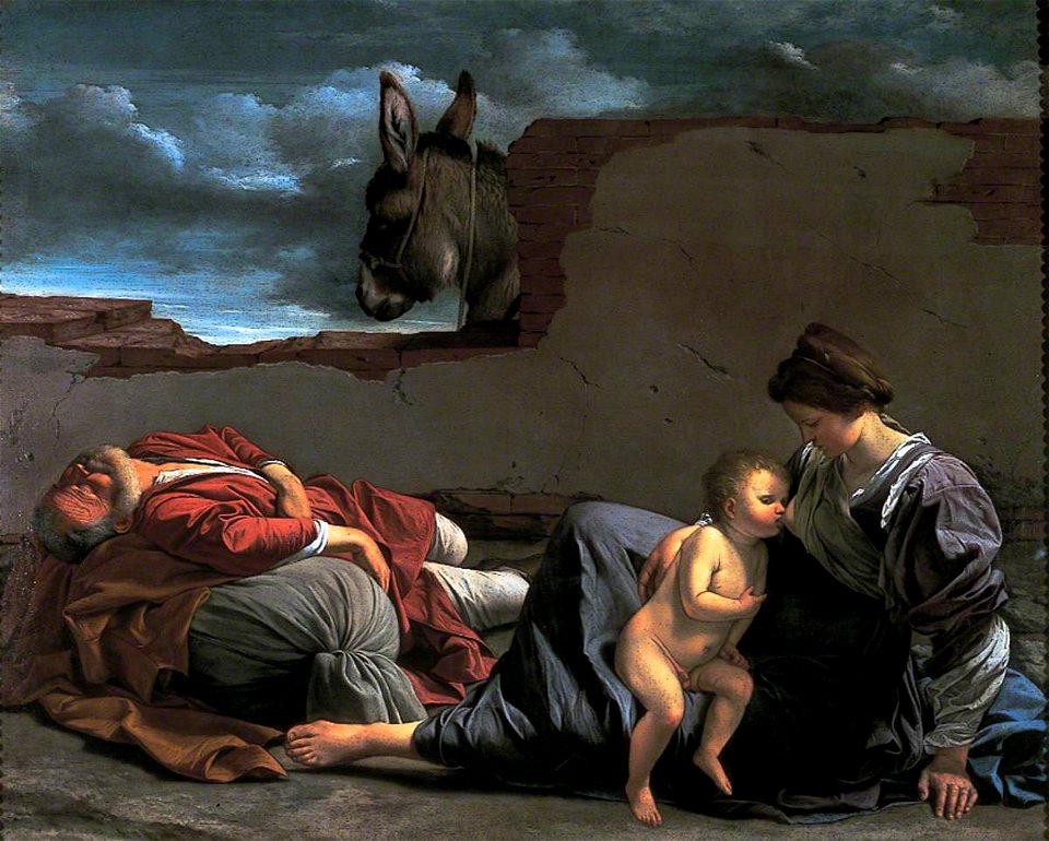 Orazio Gentileschi - Rest on the Flight into Egypt BRM BMAG 1947 P5
