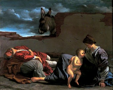 Orazio Gentileschi - Rest on the Flight into Egypt BRM BMAG 1947 P5
