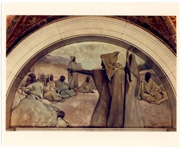 Oral Tradition mural in Evolution of the Book series, by John W. Alexander. Library of Congress Thomas Jefferson Building, Washington, D.C. LCCN2005675755