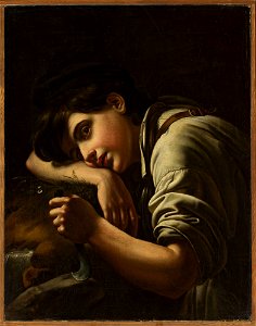 Orest Kiprensky - Gardener resting - M.Ob.157 MNW - National Museum in Warsaw