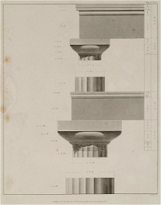 Order at large of the inner peristyles - Wilkins William - 1807