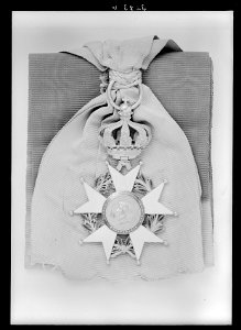 Ordenstecken för kommendör med stora korset (Grand Officier) av kejserliga franska Hederslegionen - Livrustkammaren - 17699