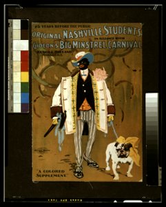 Original Nashville Students in alliance with Gideon's Big Minstrel Carnival LCCN2014635576