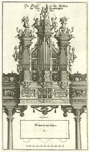 Orgel in der Kirchen Zur Heil Dreyfaltigkeit in Ulm