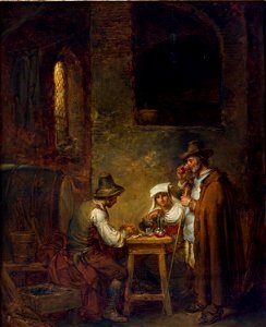 Painting by Aleksander Lauréus called Il pecoraio