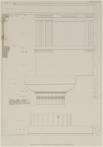 Order at large of the portico - Wilkins William - 1807