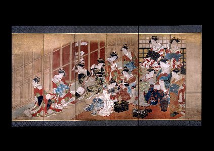 Painting, screen (BM 1982,0701,0.2)