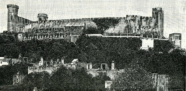 Oria castello di Federico II xilografia di Richard Brend'amour